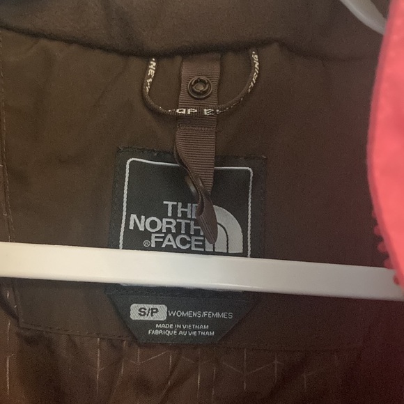The North Face Hyvent Hooded Jacket Women’s Sz S/P Pink and Brown - Picture 8 of 13